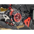 DBK Special Parts (Ducabike) Clear Wet Clutch Cover for the Ducati 890 V2 Engine (2025+)